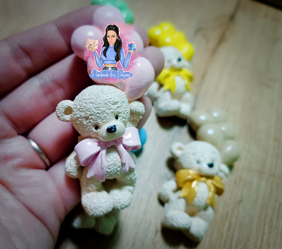 Подаръци за гости - мече с балони