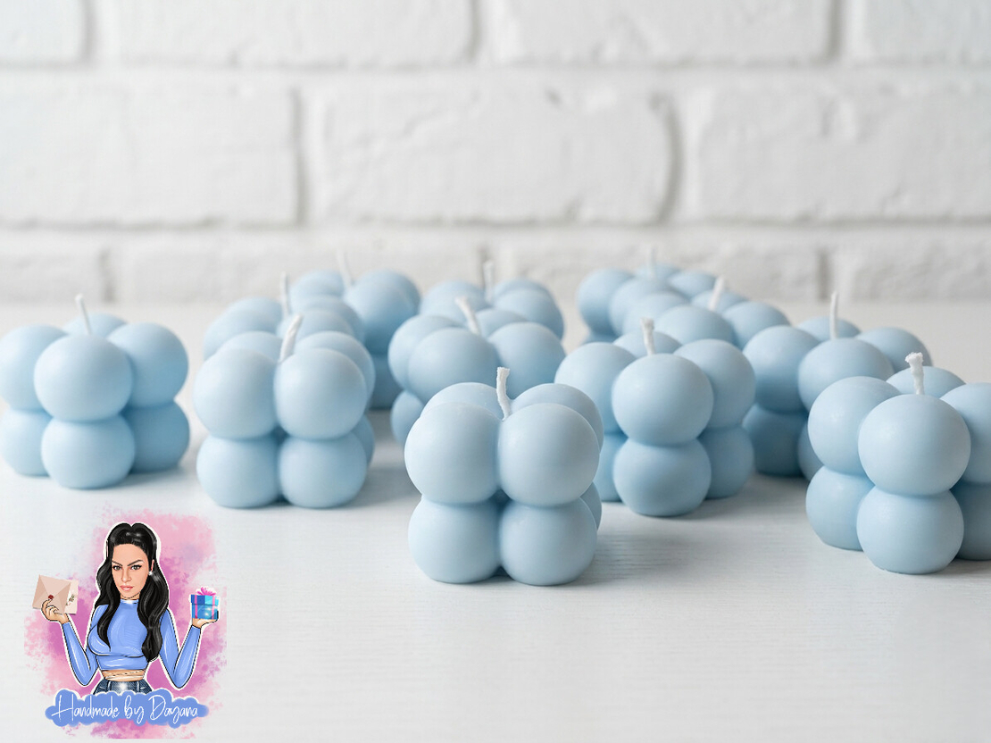 Подаръци за гости - бъбъл свещ