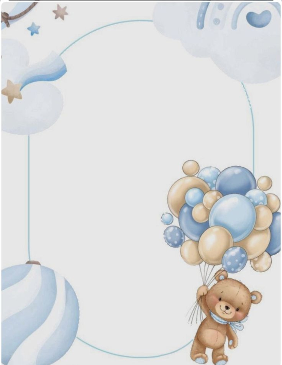 10бр Карти за наричане + 10бр подаръчета - бебе