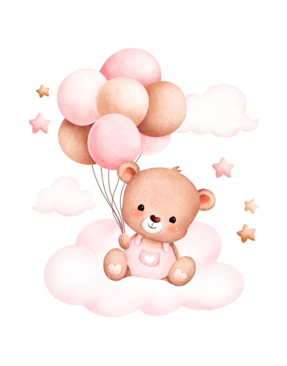 10бр Карти за наричане + 10бр подаръчета - бебе