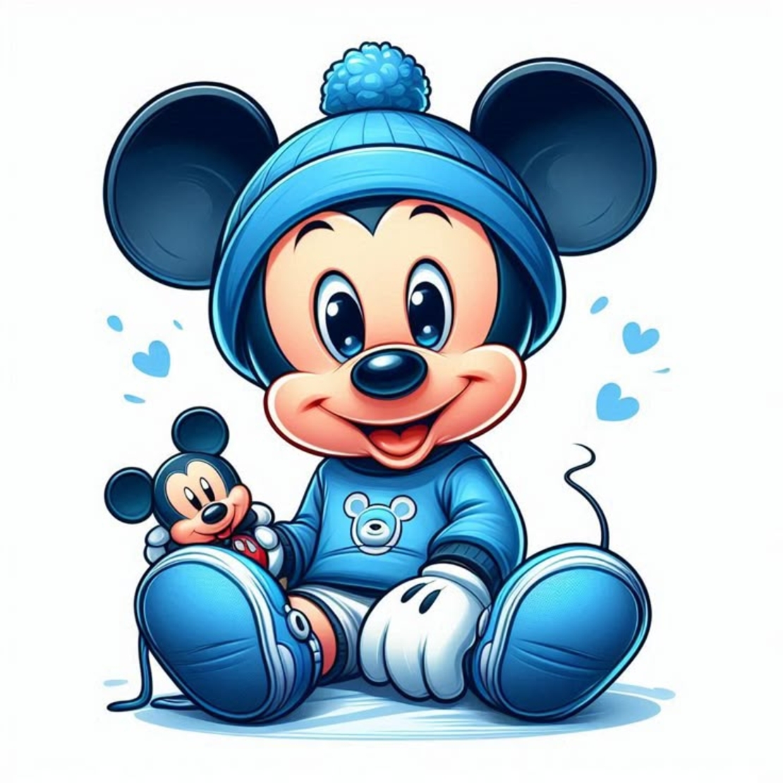 10бр Карти за наричане + 10бр подаръчета - бебе