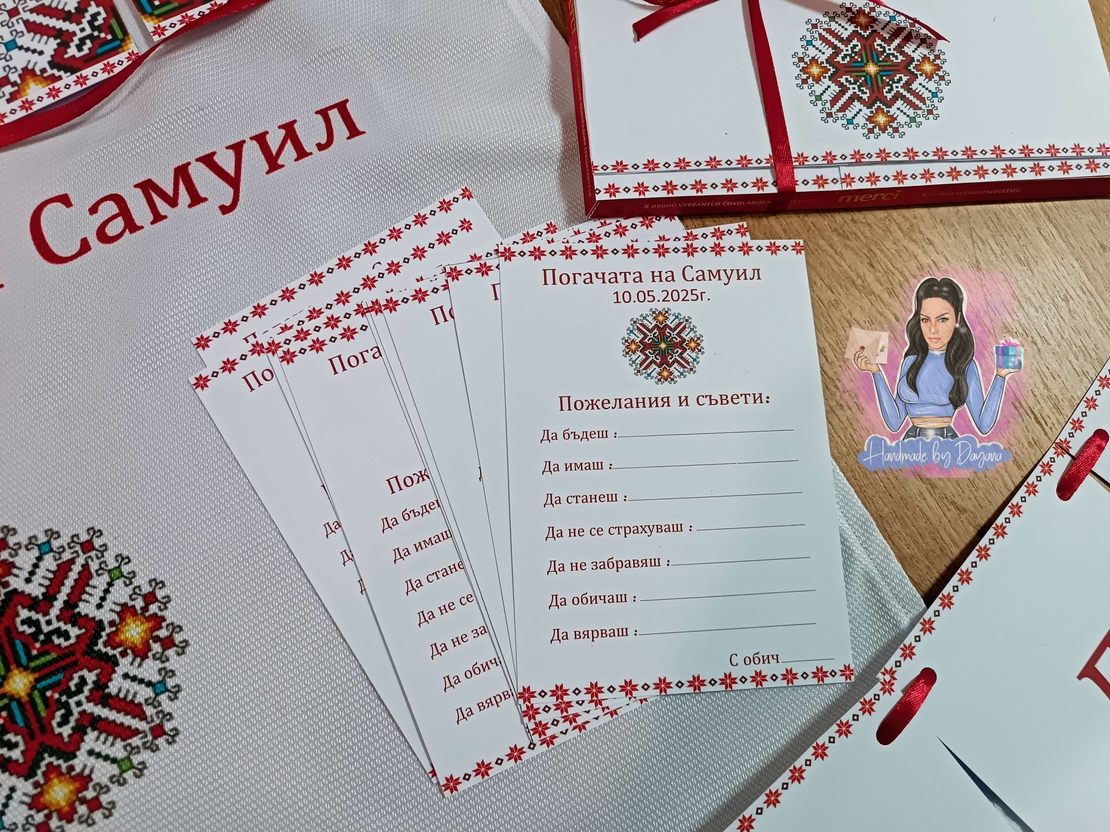 Карти за наричане - ''Народни мотиви''