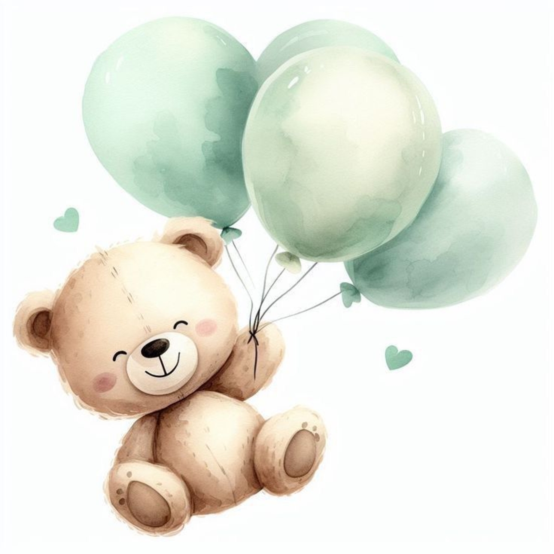 10бр Карти за наричане + 10бр подаръчета - бебе