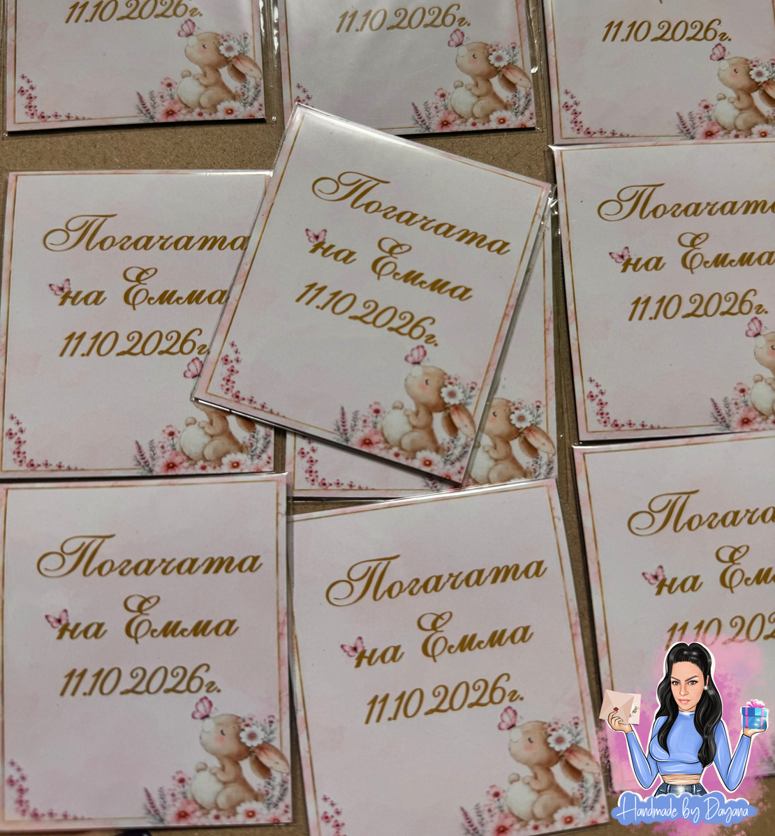 Магнити на тема ''ЗАЙЧЕ С ПЕПЕРУДА'' - ВАРИАНТ 2