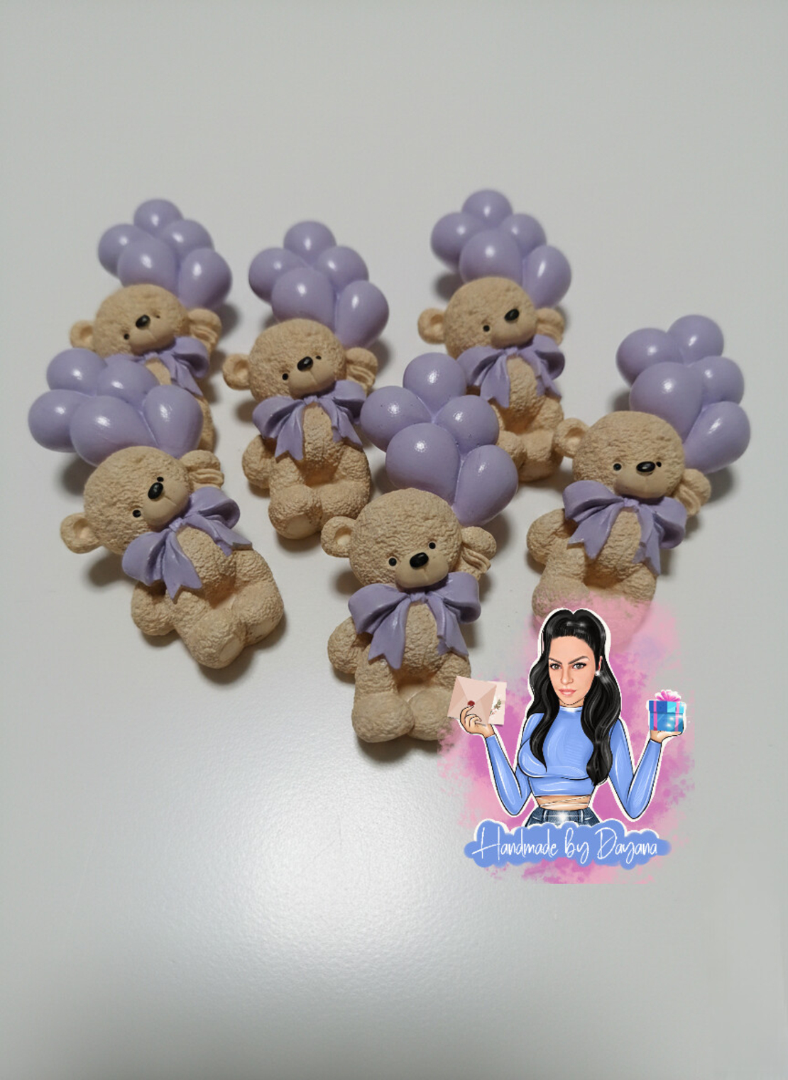 Подаръци за гости - мече с балони