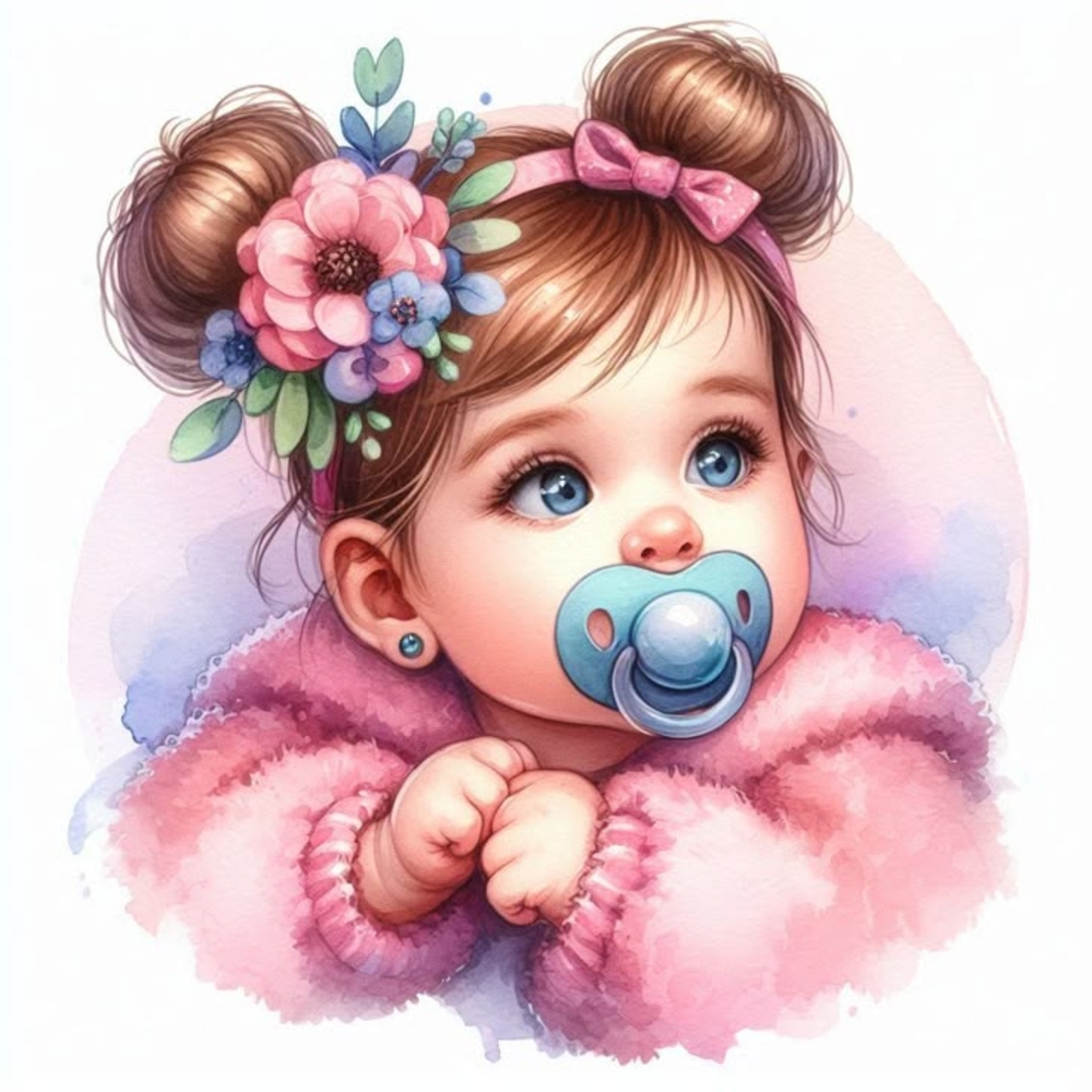 10бр Карти за наричане + 10бр подаръчета - бебе