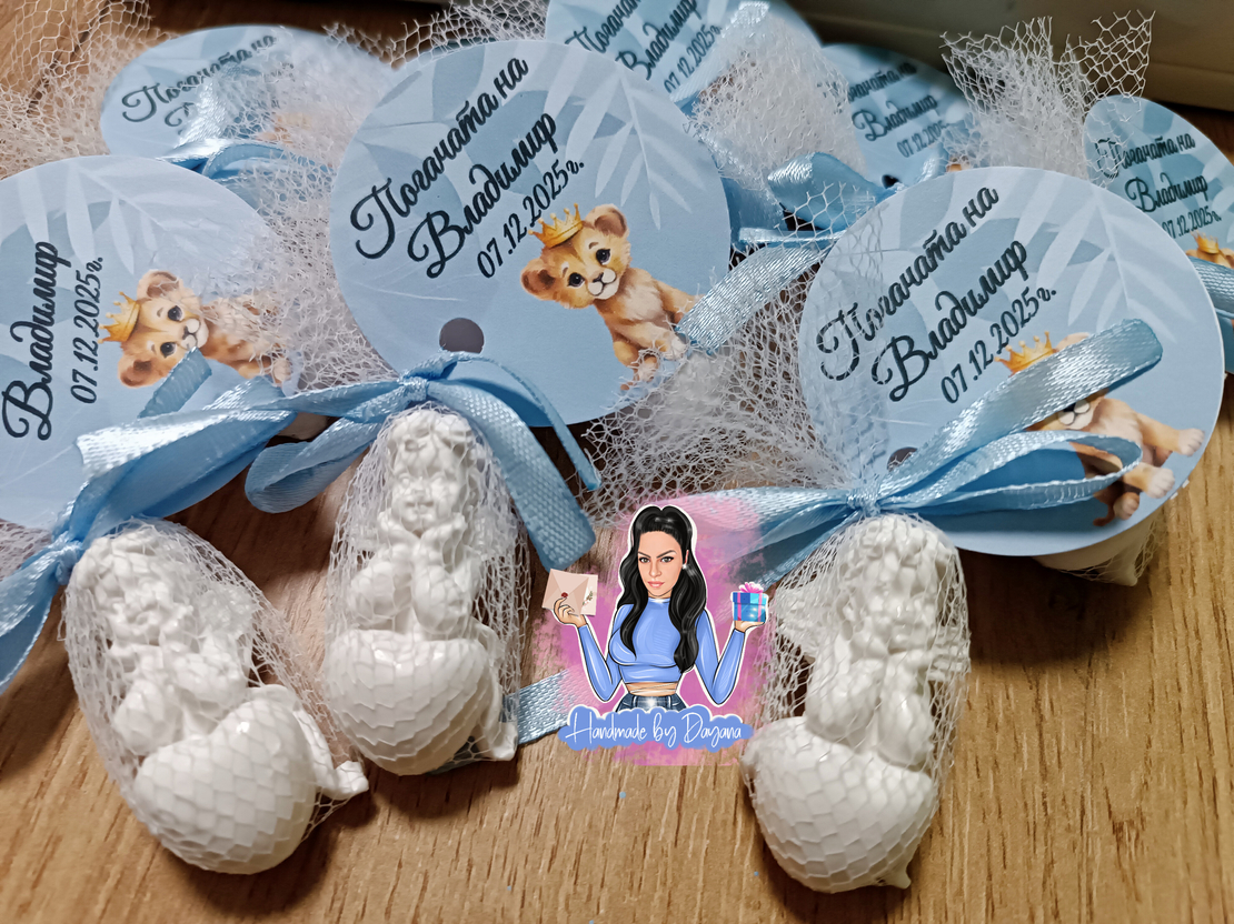 Подаръци за гости - малко ангелче