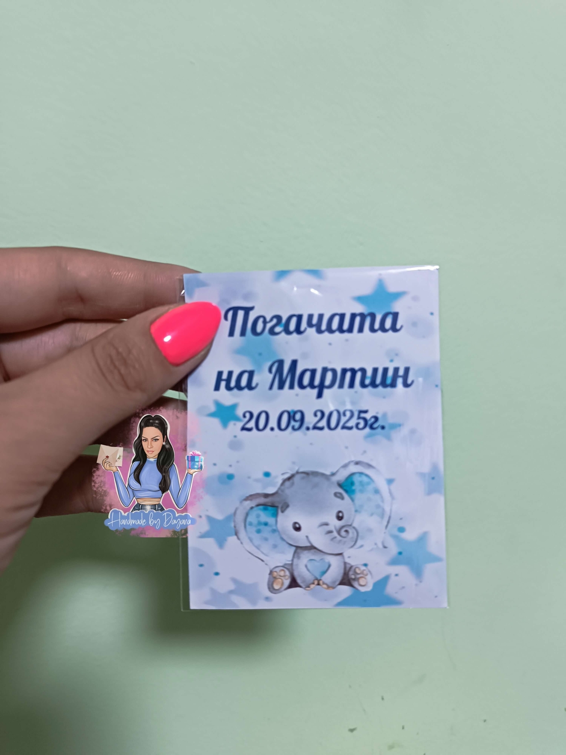 Магнити на тема '' Слонче в синьо ''