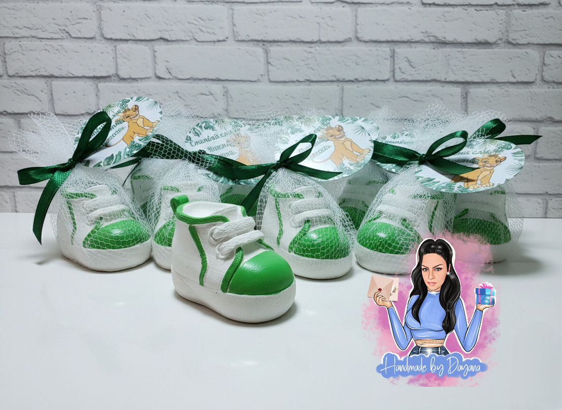 Подаръци за гости - обувка/буйка в зелено