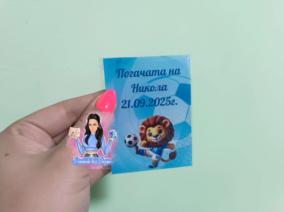 Магнити на тема '' Лъвче футболист''