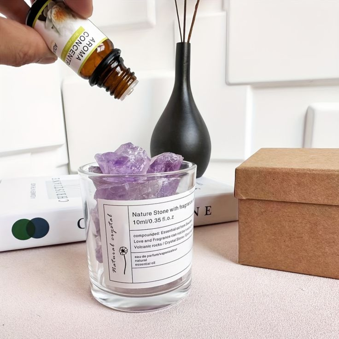 Crystal aromatherapy
