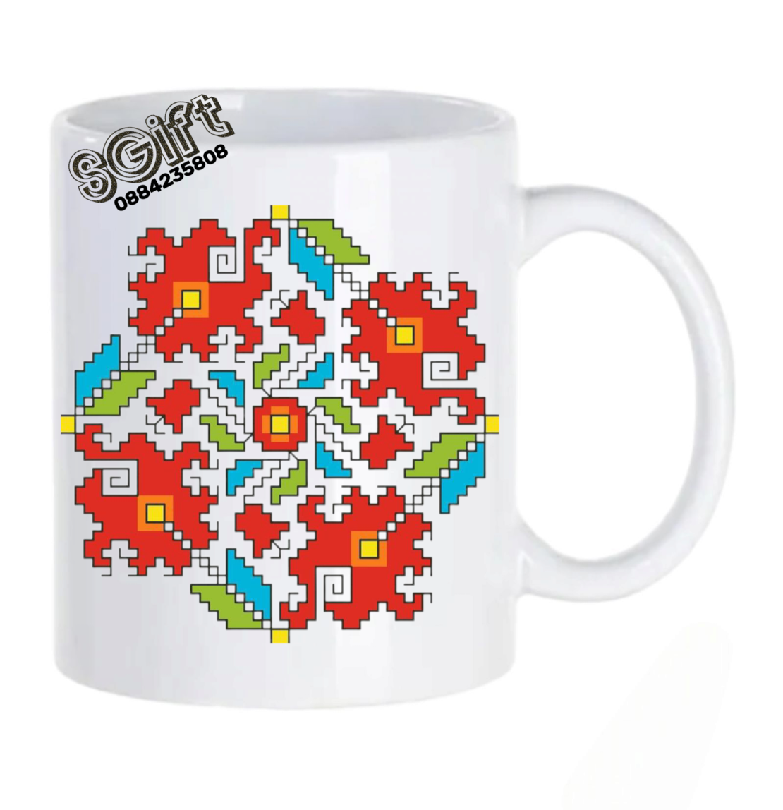 КЕРАМИЧНА ЧАША 330мл. С ШЕВИЦА 