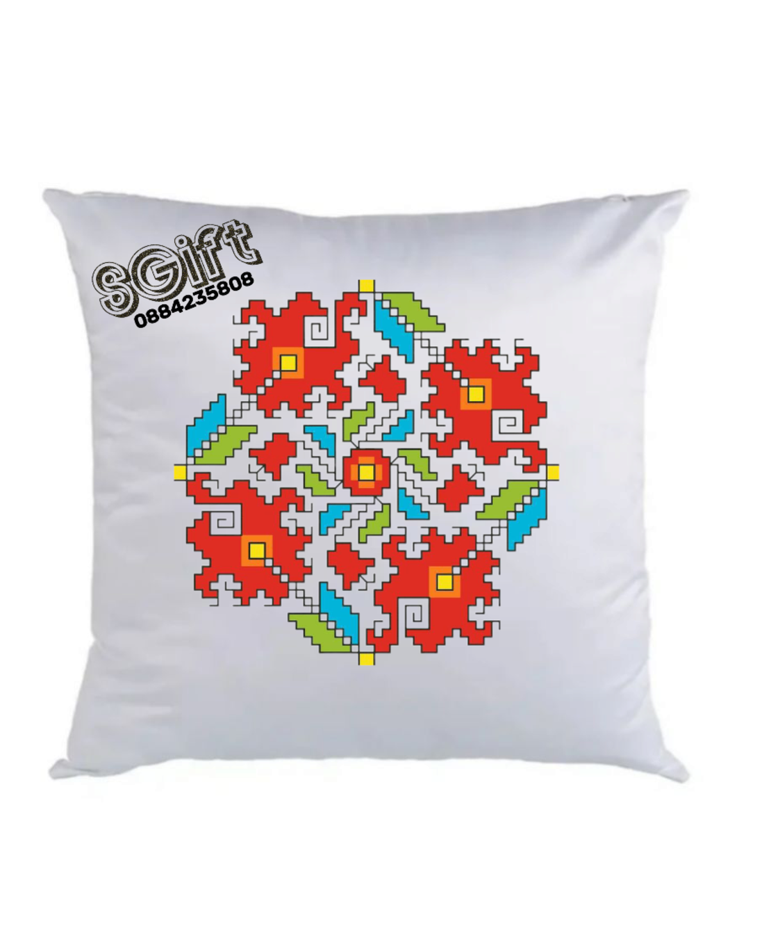 ДЕКОРАТИВНА ВЪЗГЛАВНИЦА С ШЕВИЦА 