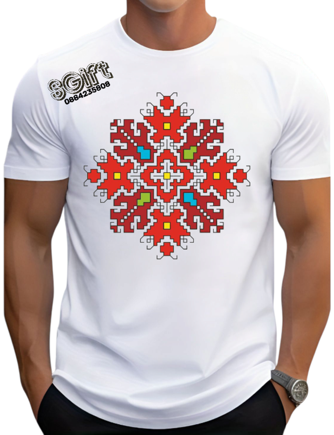 МЪЖКА ТЕНИСКА С ШЕВИЦА 