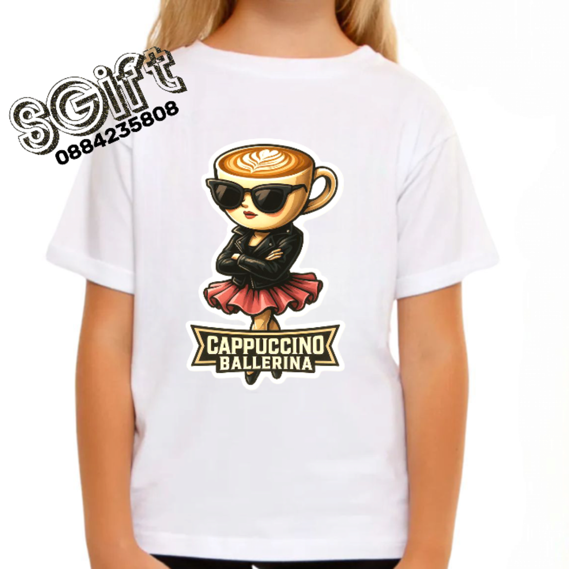 Детска тениска „Ballerina Cappuccina“ – Rock Style