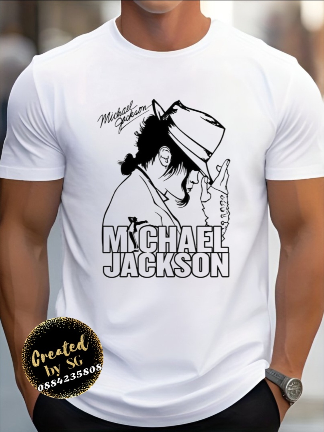 Мъжка тениска „Michael Jackson