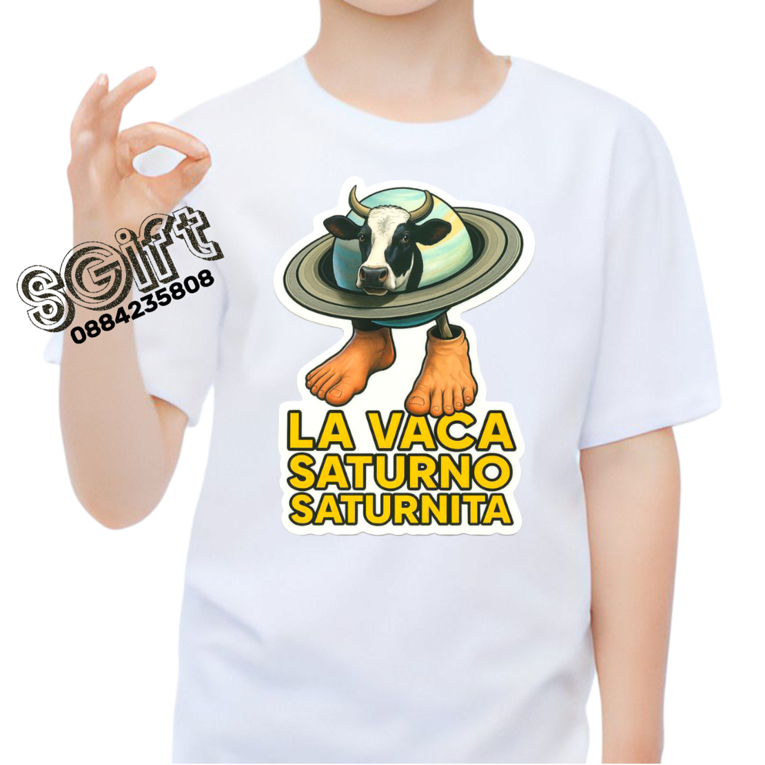 Детска тениска „La Vaca Saturno“
