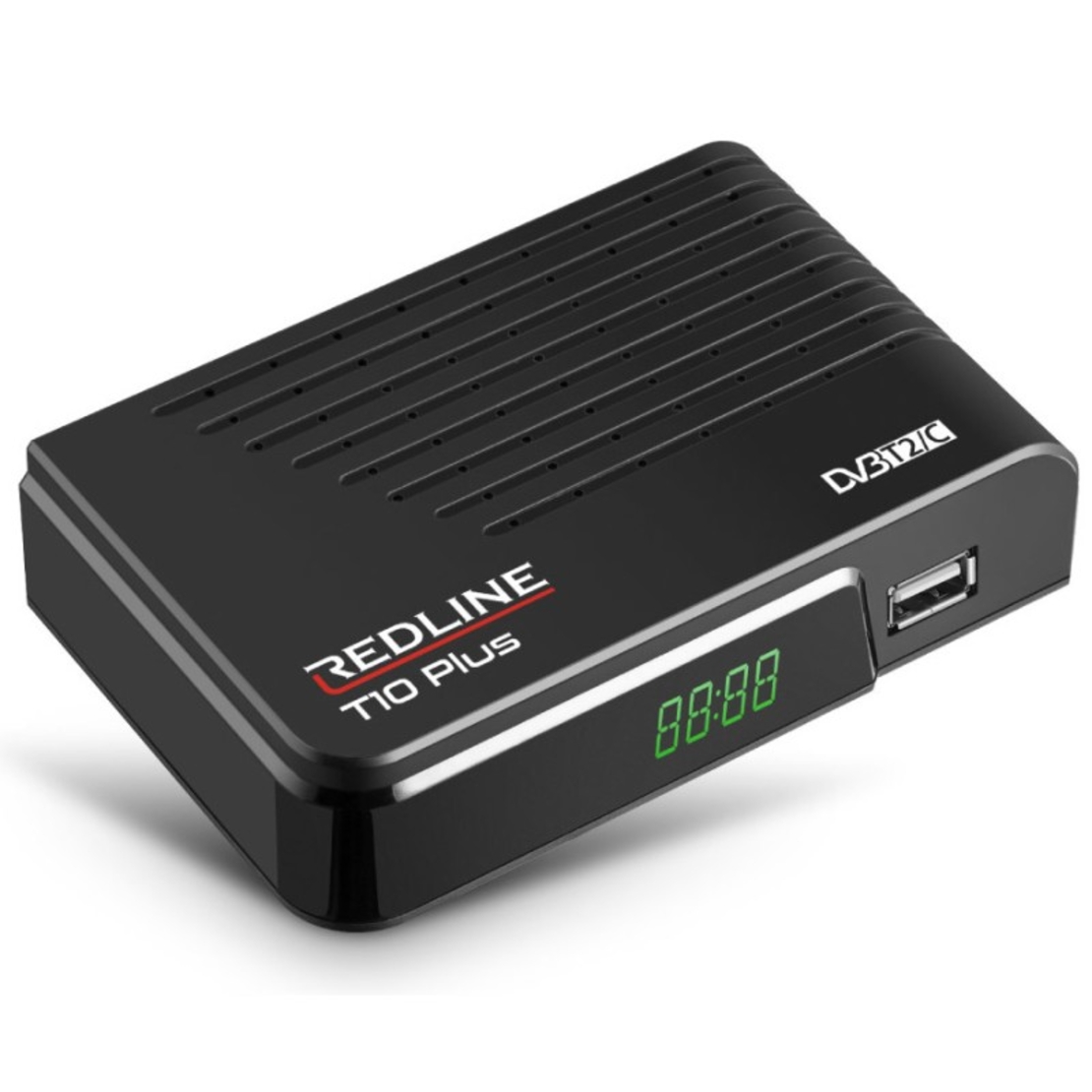 Комбиниран приемник REDLINE T10 Plus HD Cable, кабелна и ефирна телевизия, DVB-T/T2/C