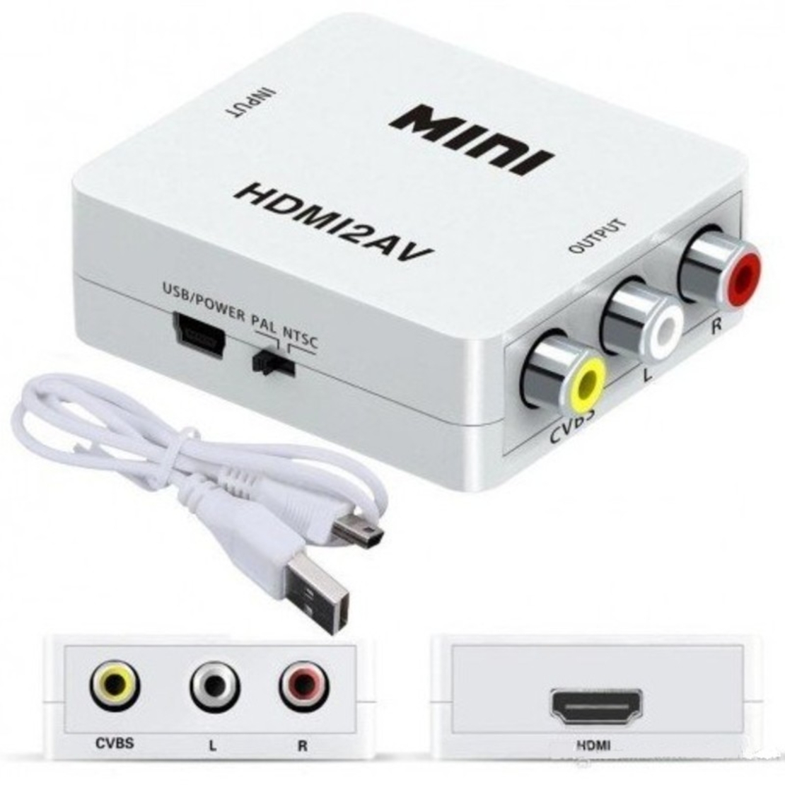 Преобразувател преходник от HDMI към AV