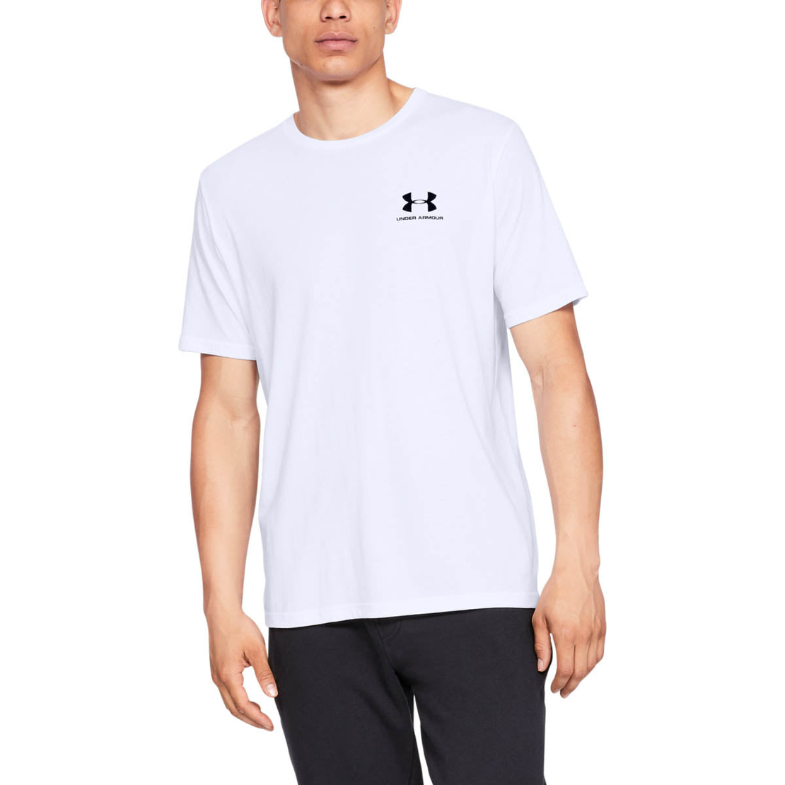 UA M SPORTSTYLE LC SS White Black Men