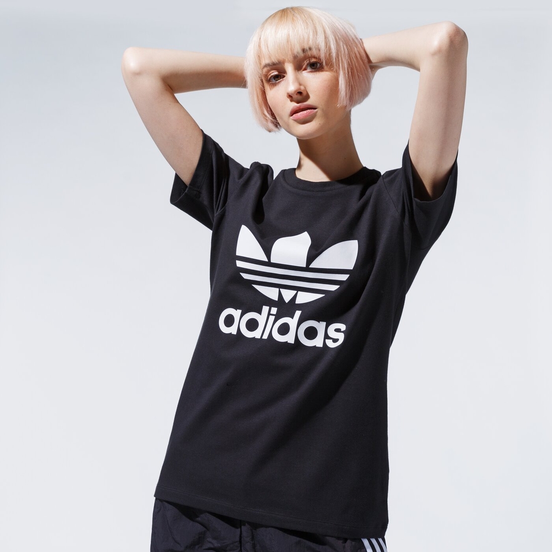 TREFOIL TEE BLACK Women