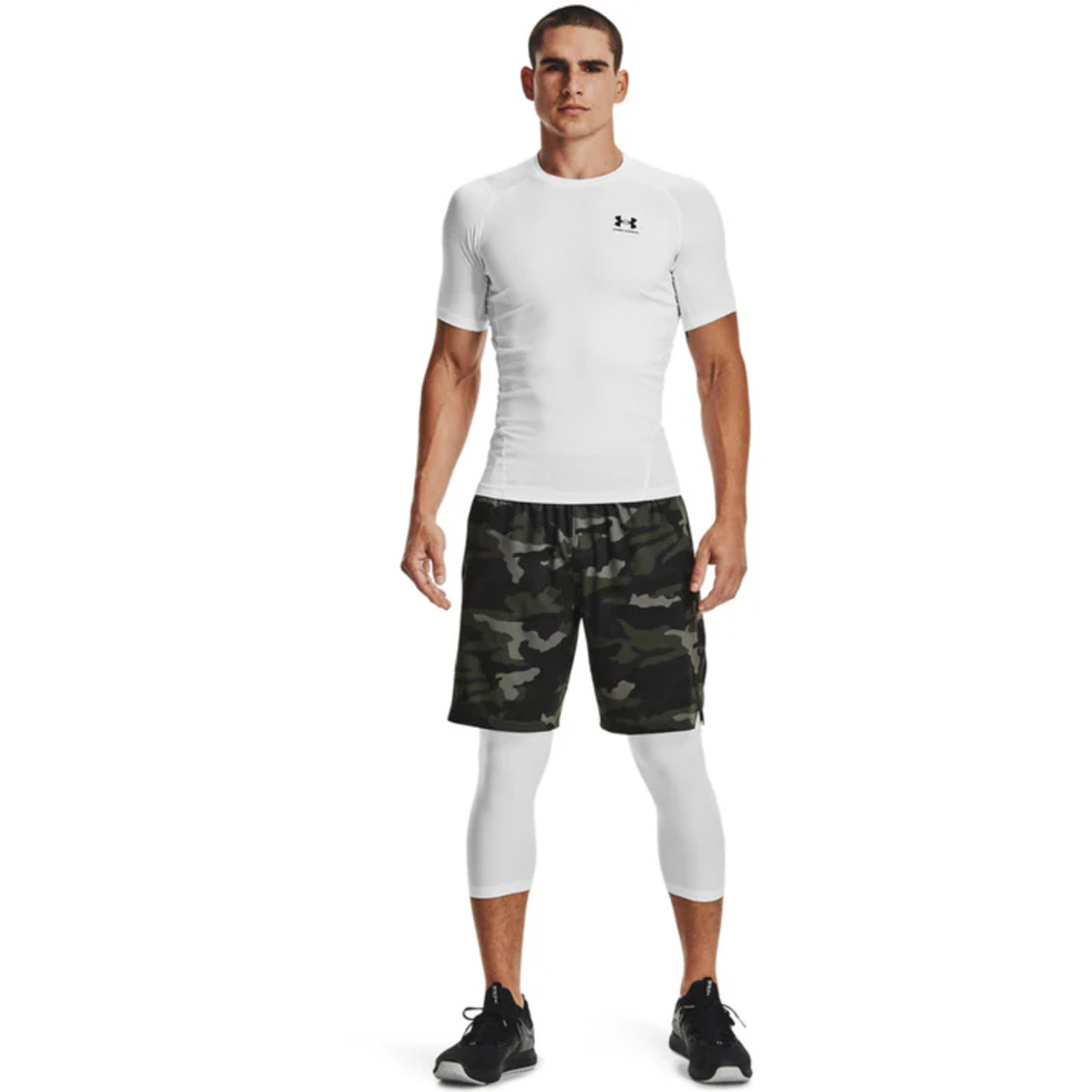 Men's HeatGear Short Sleeve WHITE