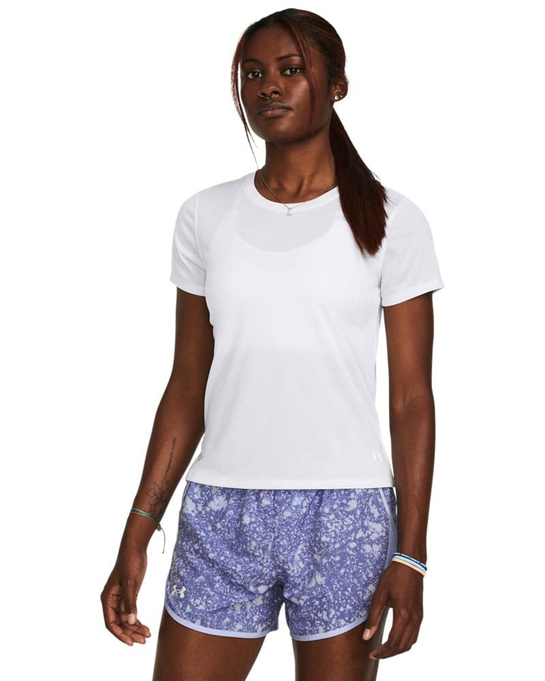 UA STREAKER SS White Reflective Women