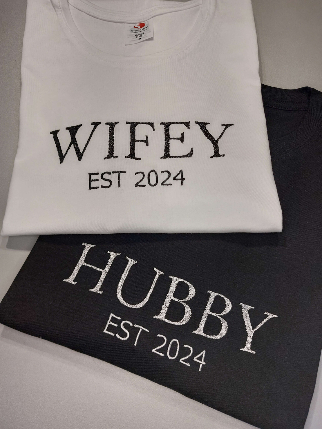 Комплект тениски „Wifey & Hubby“