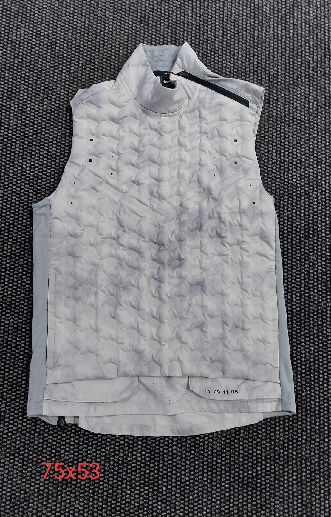 Nike 2in1 пухен елек с ветровка M размер