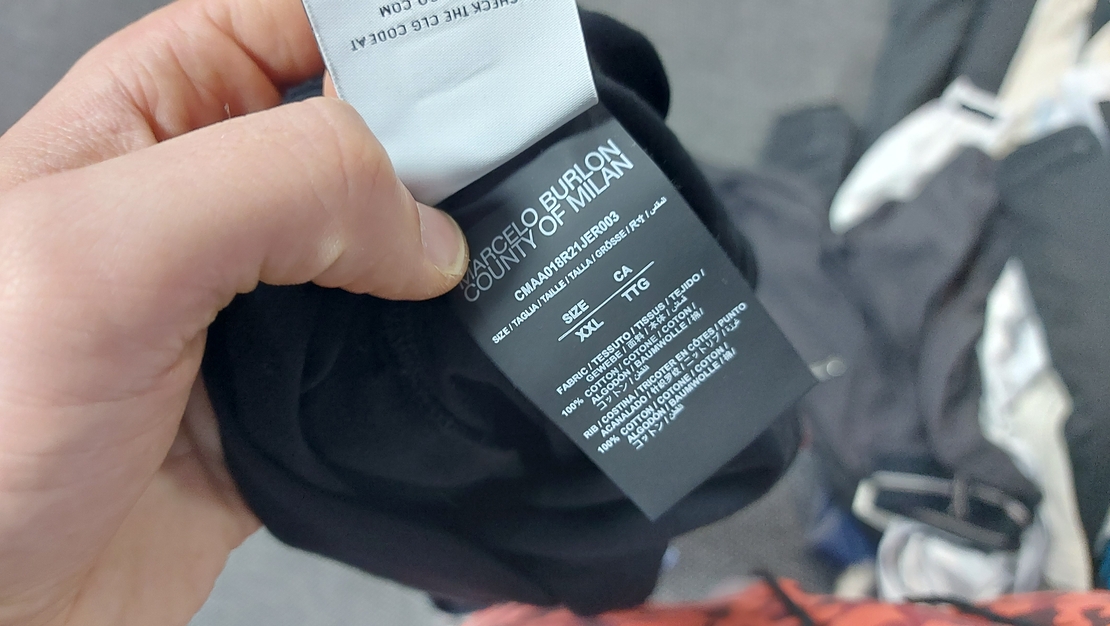 Marcelo burlon оригинална тениска XXL