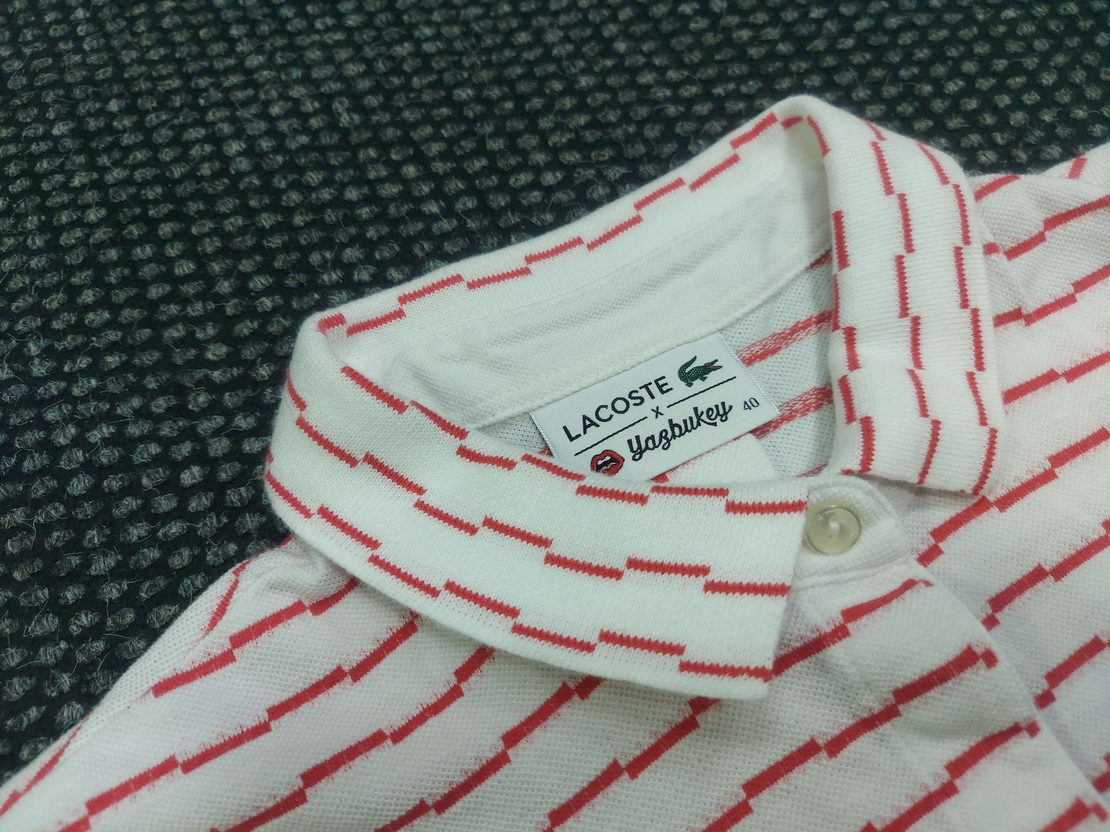 Lacoste дамска тениска с яка M/L размер