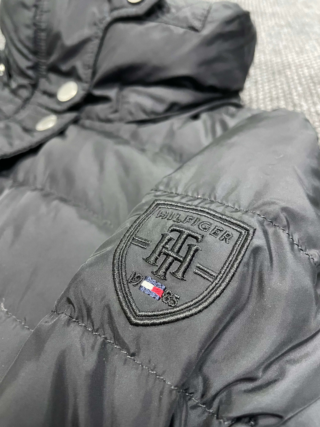Tommy hilfiger пухено дамско дълго яке