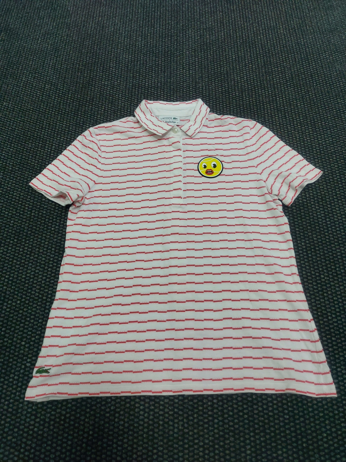Lacoste дамска тениска с яка M/L размер