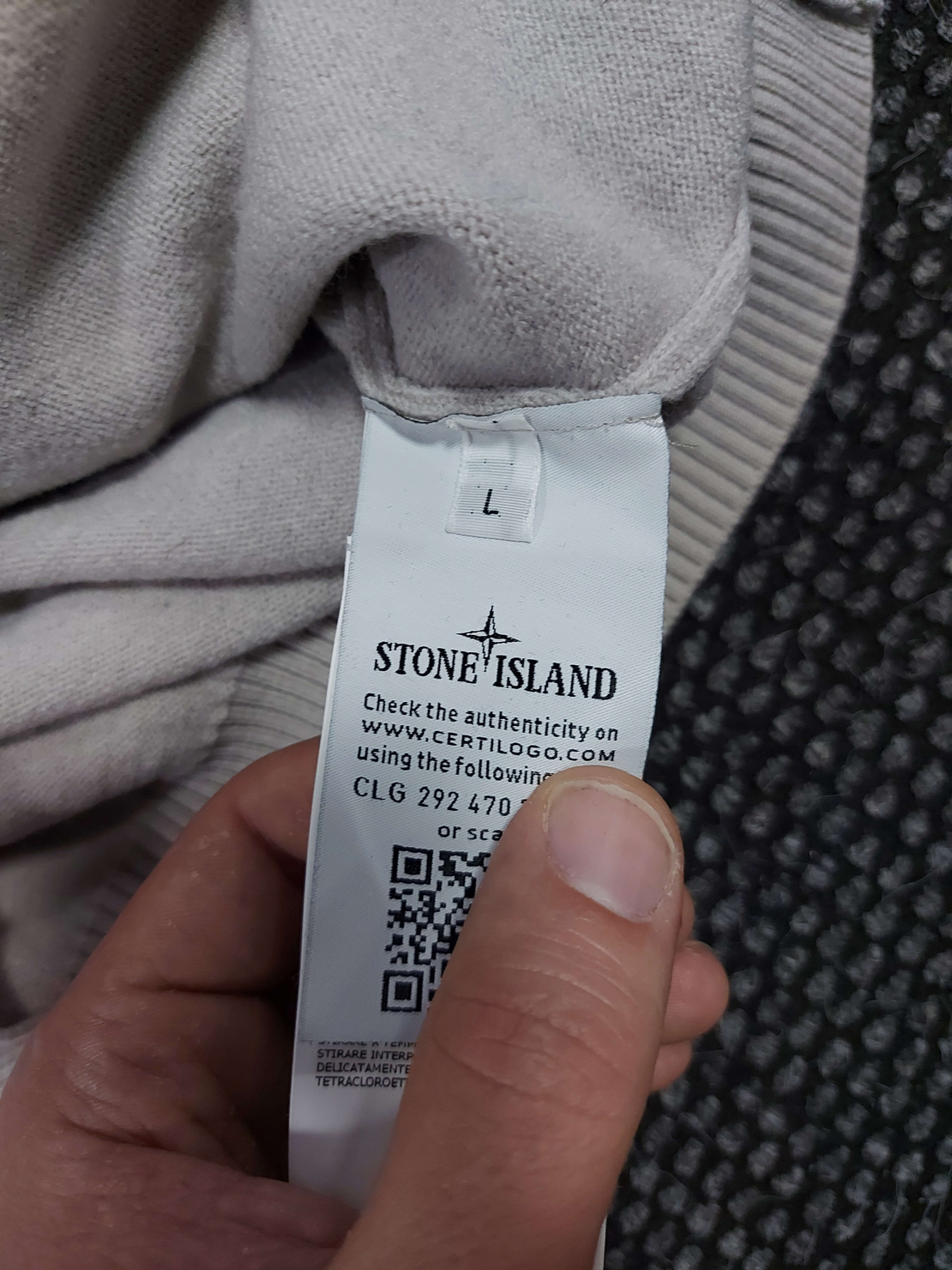 Stone island пуловер L размер