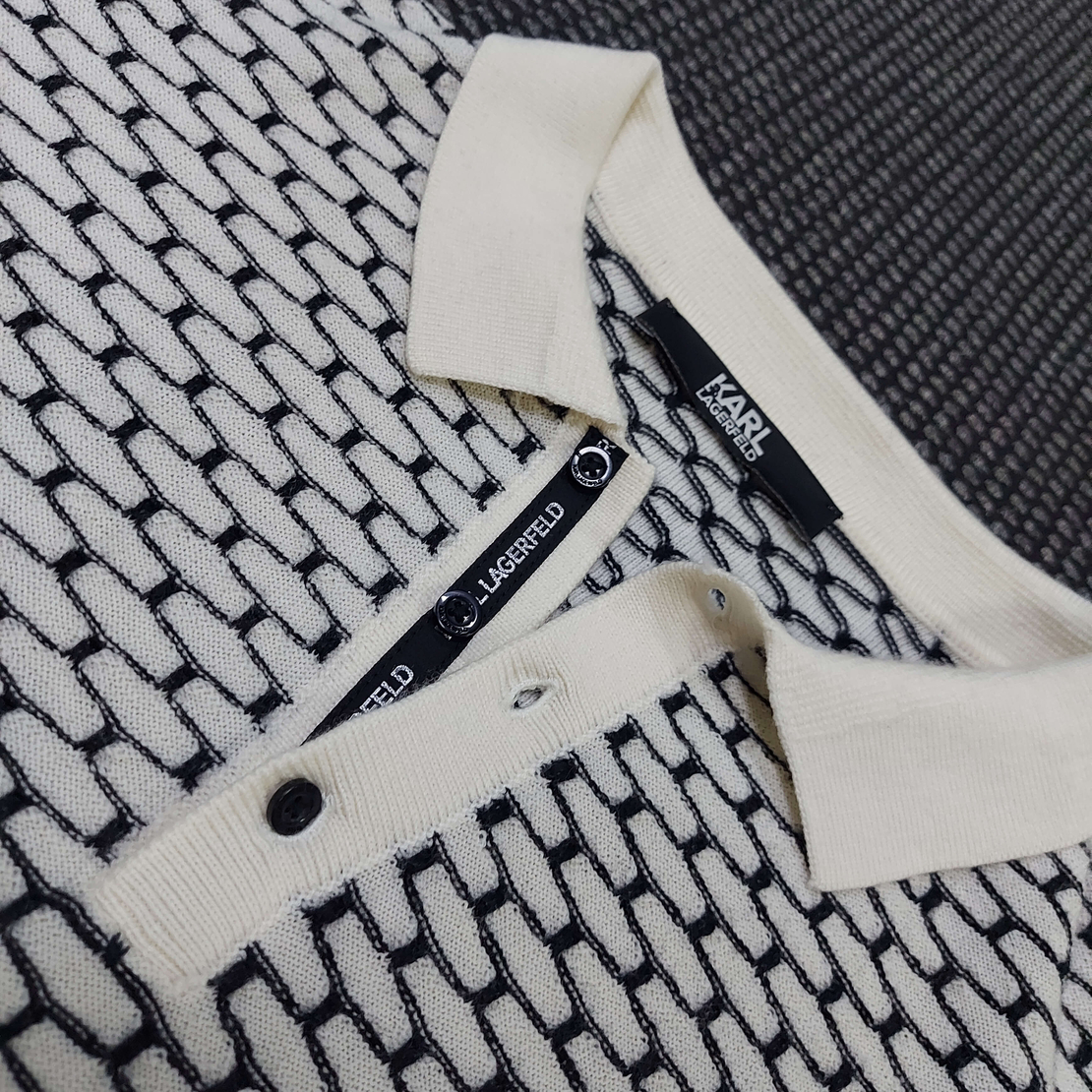 Karl lagerfeld merino вълна тениска M