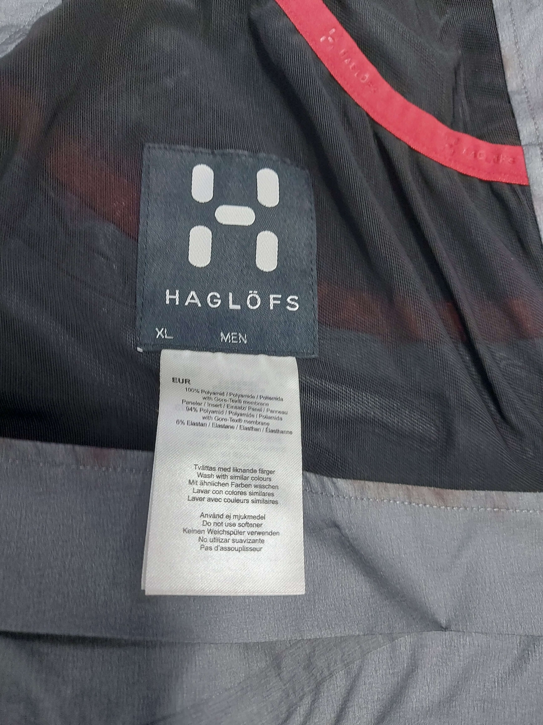 Haglofs gore-tex мебрана парка XL
