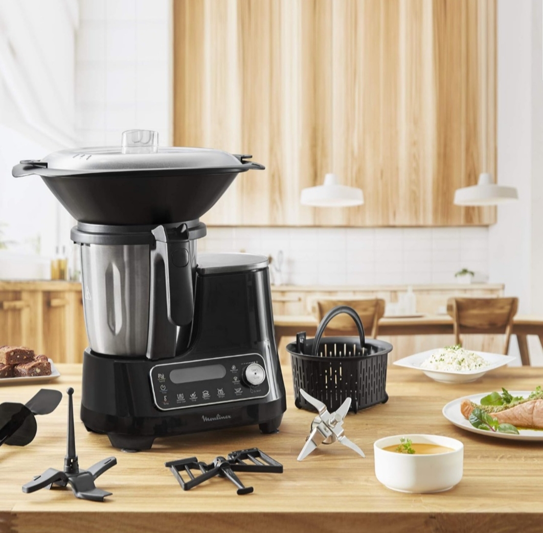 Moulinex ClickChef HF4SPR30 - Мултифункционален кухненски робот 1400W, 3.6 l