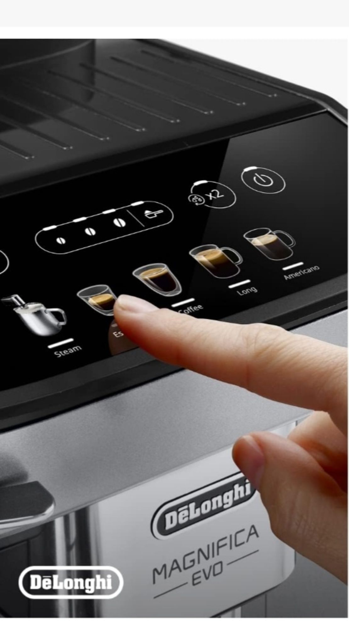 Кафеавтомат De'Longhi Magnifica Evo ECAM 290.31.SB, 1.8 л, 15 бара