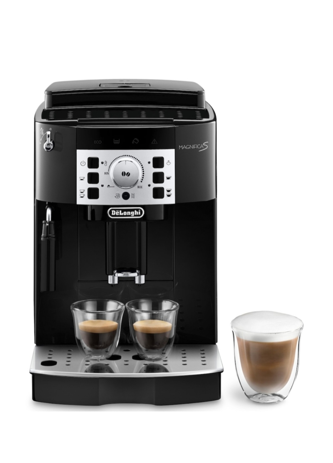 De'Longhi Magnifica S ECAM 22.112.B, 1450 W, 5 видове напитки, 15 бара,