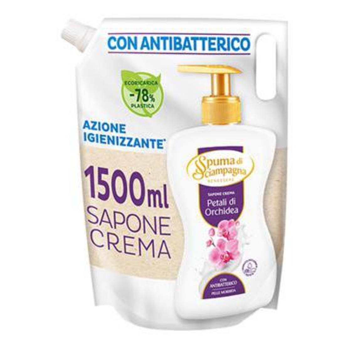 Пълнител за течен сапун Spuma Sciampagna Orchidea