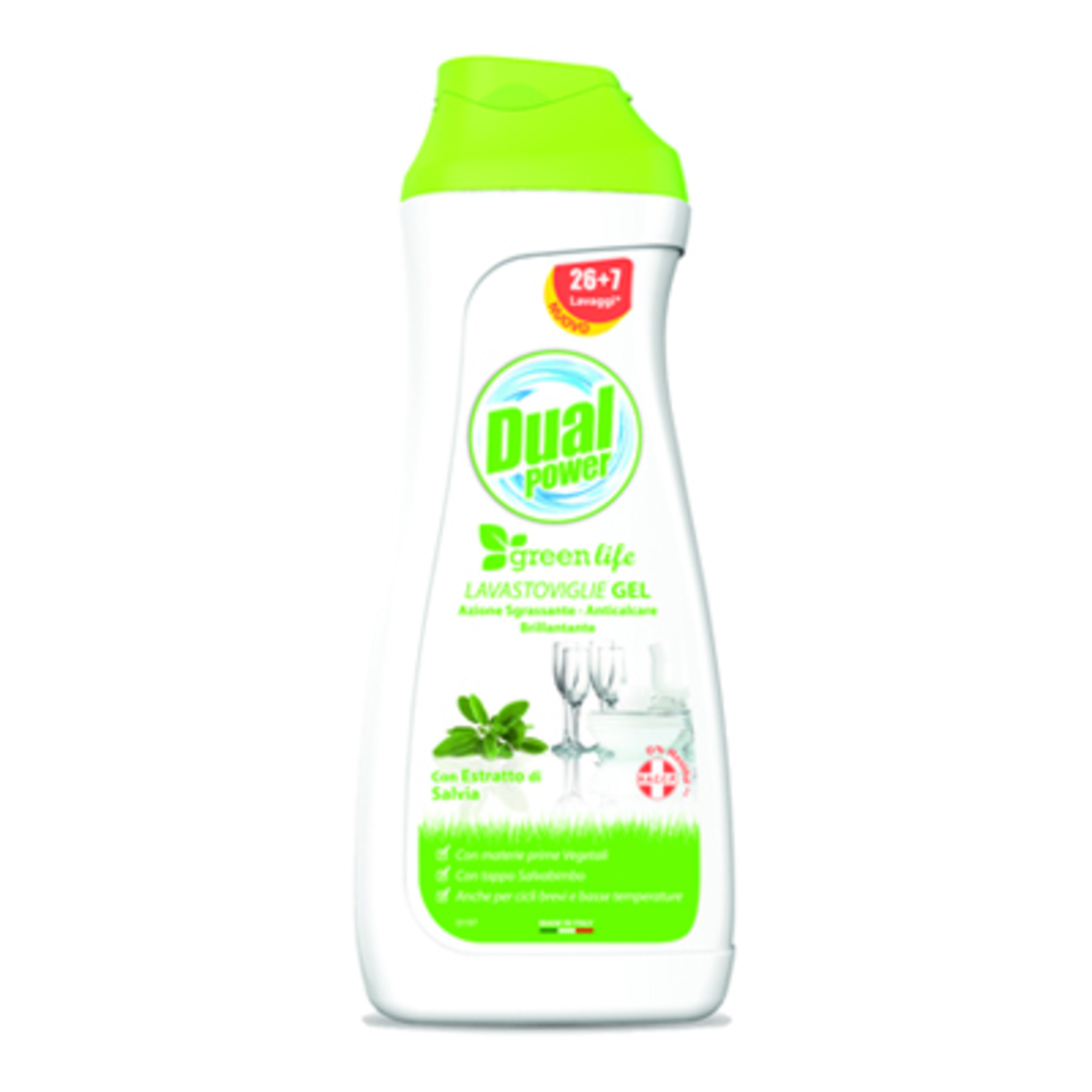 Гел за съдомиялна Dual Ecogreen