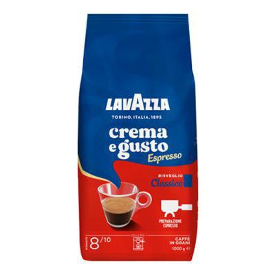 Кафе на зърна Lavazza Crema e Gusto