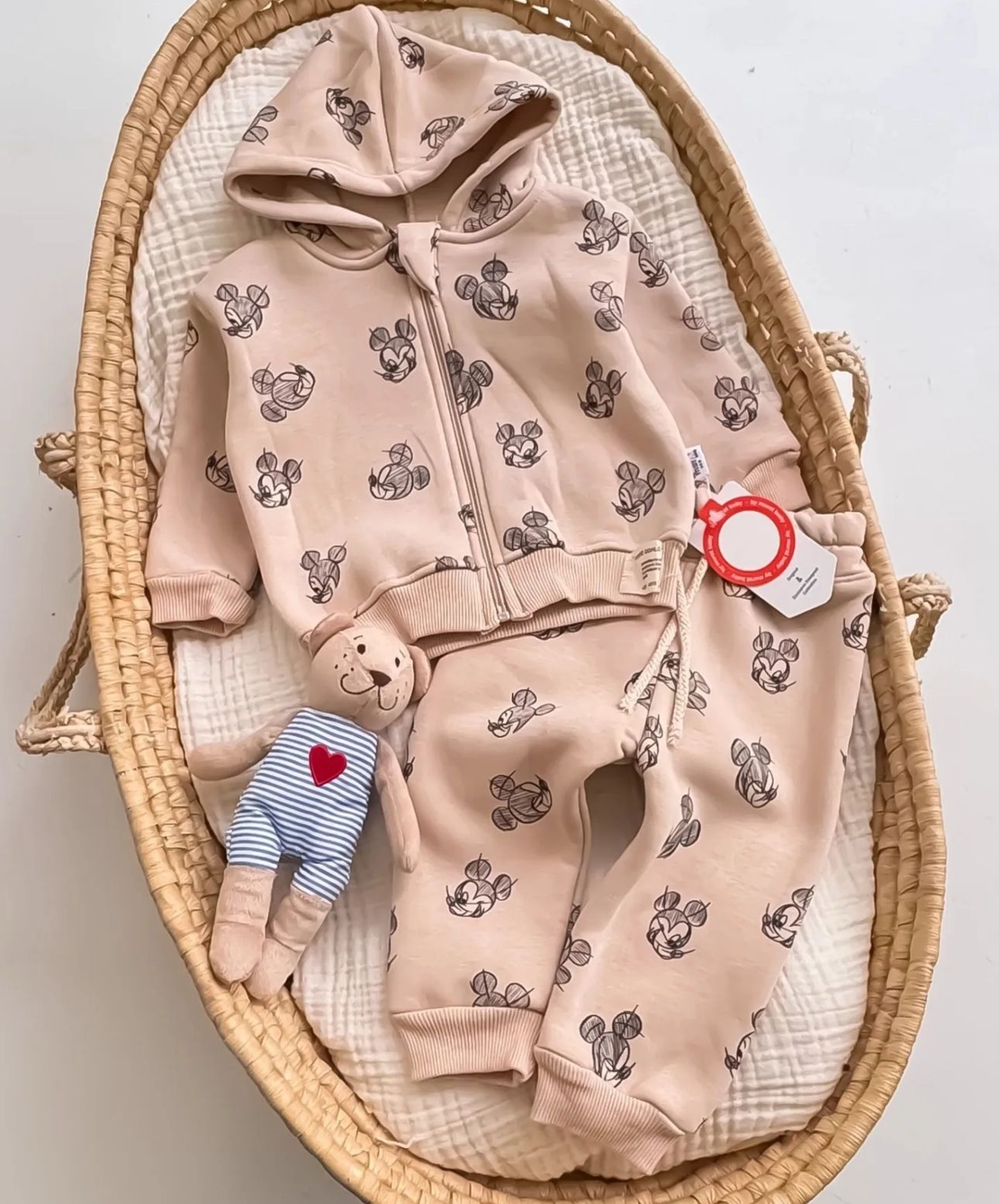 Бебешки ватиран комплект VERONLA  BEIGE