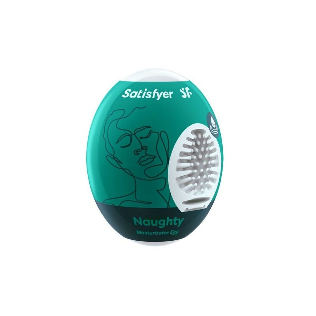 Яйце за Мастурбиране Satisfyer Naughty Зелен