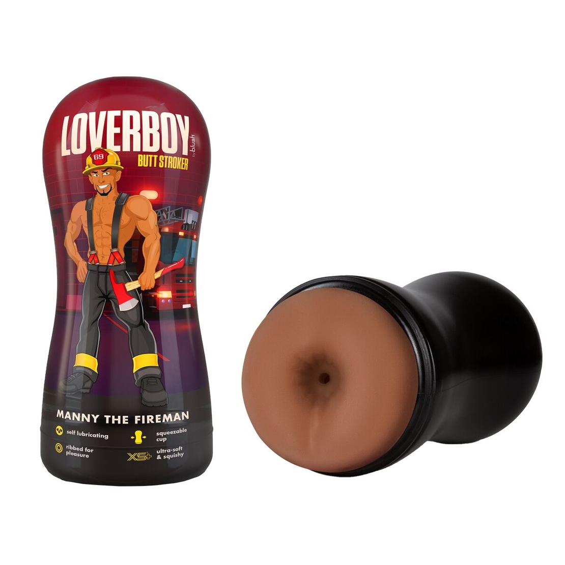 Мъжки мастурбатор Loverboy Blush Brown-Кафяв