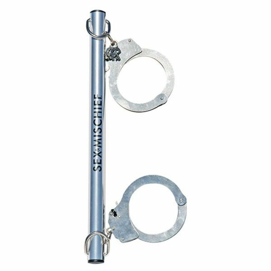 Белезници с разширител - Spreader Bar With Metal Cuffs Sex & Mischief 99114