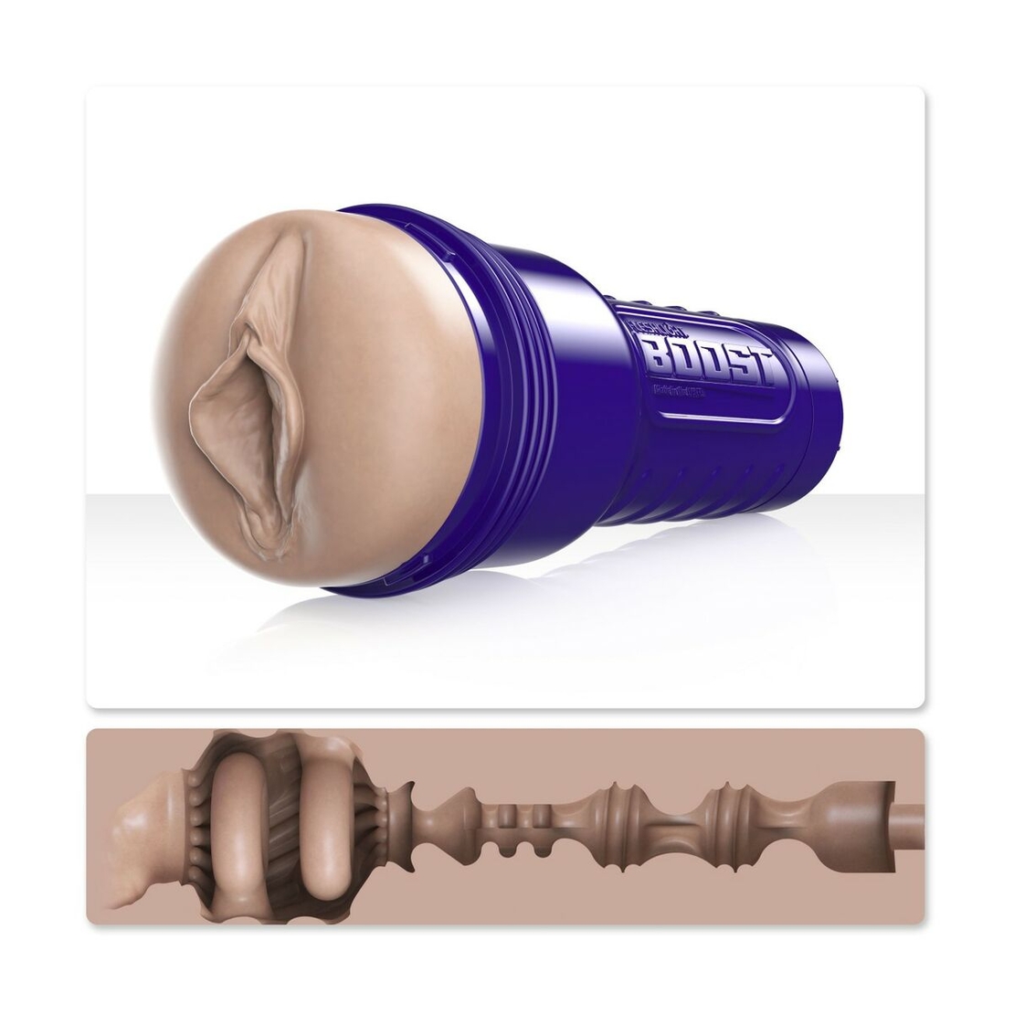 Мастурбатор за мъже Вагина - Endurance Jack Ass Fleshlight Син