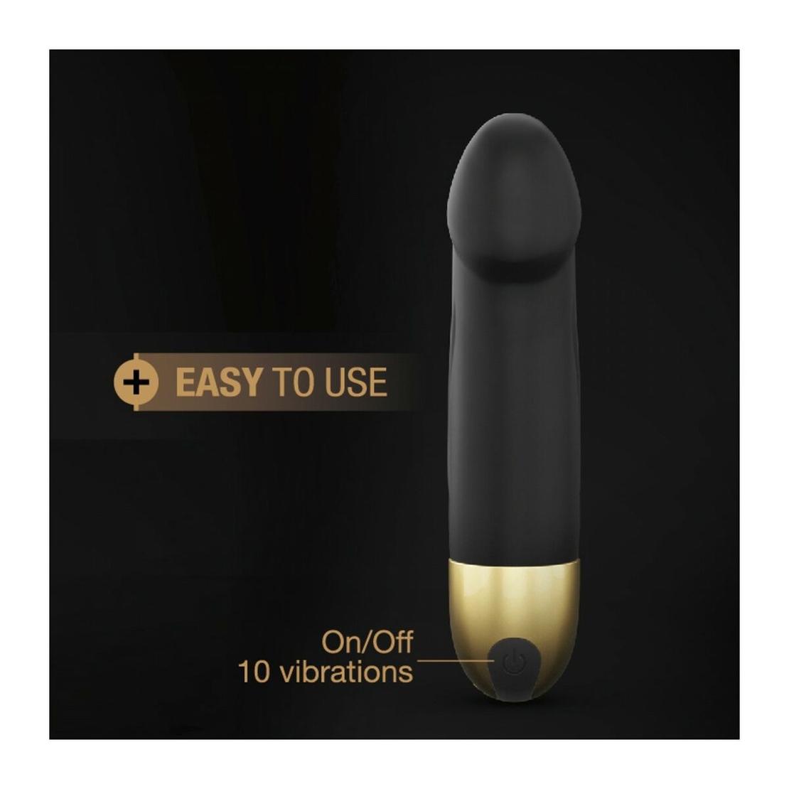 Мини Вибратор за G-точка Dorcel DOR193-SCHWARZ Черен S