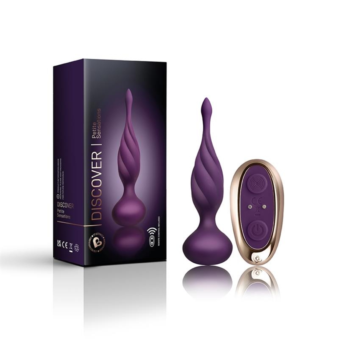 Анален вибратор ROCKSOFF с дистанционно управление Petite Sensations Discover Purple