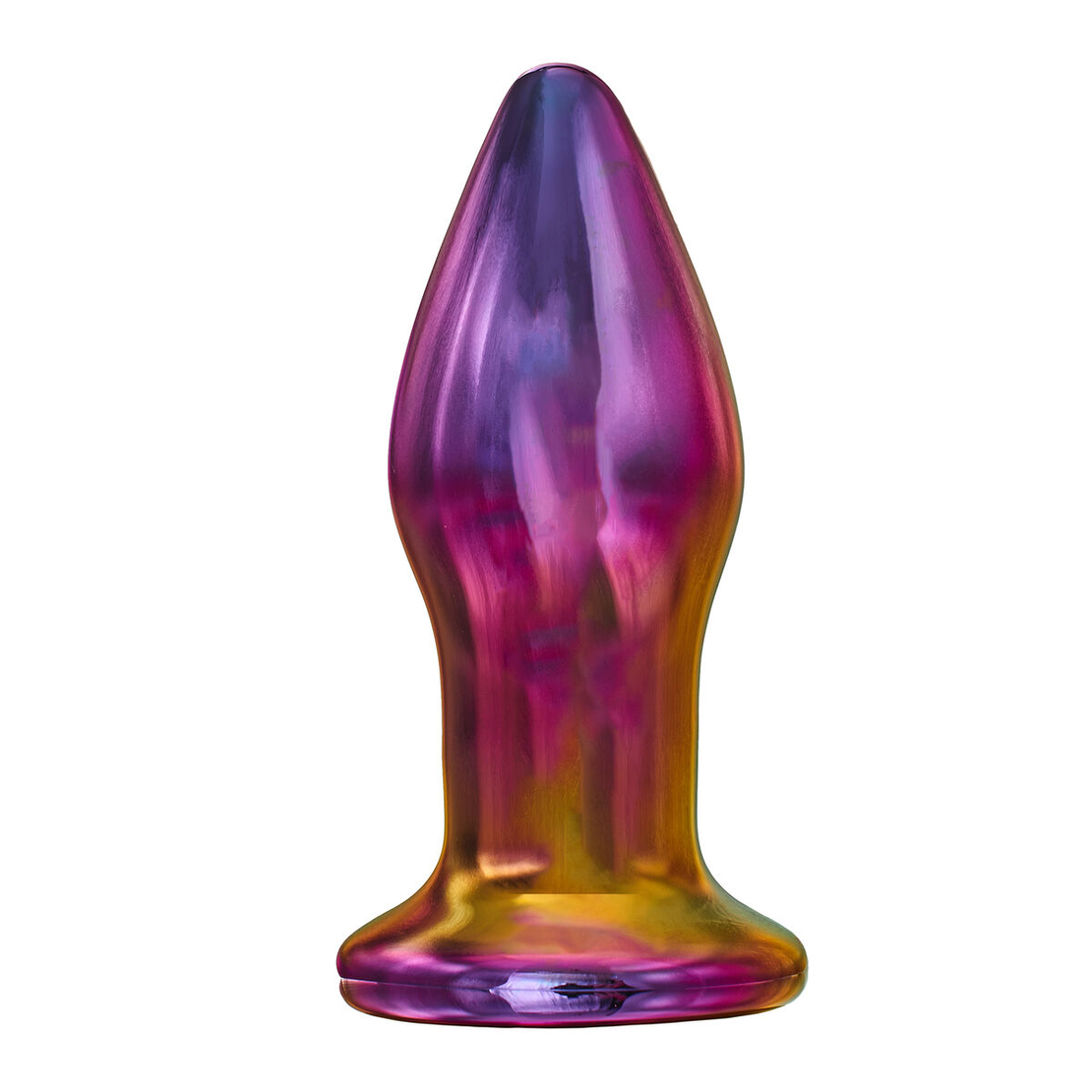 Анална вибрираща тапа с дистанционно Dream Toys Glamour Glass Многоцветен 3,9 см